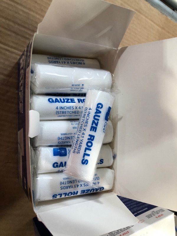 Photo 4 of Gauze Rolls 72 Per Pack 4 inches x 4.1 Yards Pack of 3