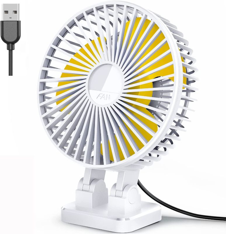 Photo 1 of USB Fan for Desk, Mini Desk Fan, 3 speed