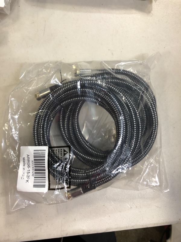 Photo 2 of Coaxial Cable 15 ft-2 Pack