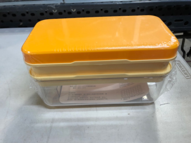 Photo 1 of  Ice Cube Tray with Lid and Bin, Easy Release