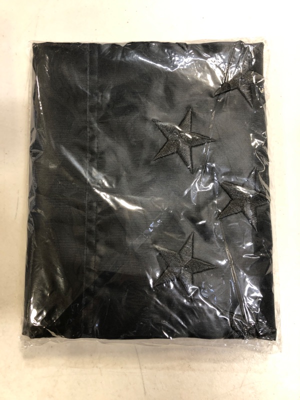 Photo 2 of - Embroidered All Black American Flag 3x5 Ft - All Black US Flag - Blacked Out American Flag -Embroidered Stars Black Flag with Brass Grommets for Dorm Room Indoor Decor, Outdoor
