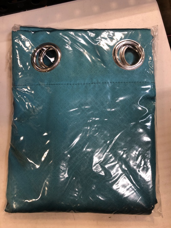 Photo 1 of 2 PANELS BLACKOUT CURTAIN TURQUOISE 34'' W X 63'' L