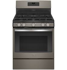 Photo 1 of GE  30-in 5 Burners 5-cu ft Freestanding Gas Range (Slate), Factory Sealed Opened for Inspection, Item is New