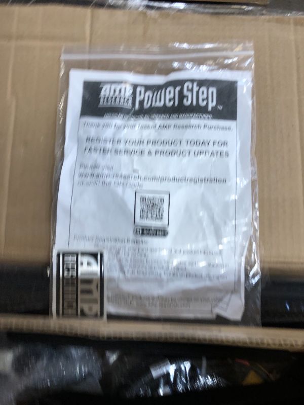 Photo 1 of Amp Research 75163-01A PowerStep Fits 10-18 Sprinter 2500 Sprinter 3500 - All ---  missing hardware for step 
