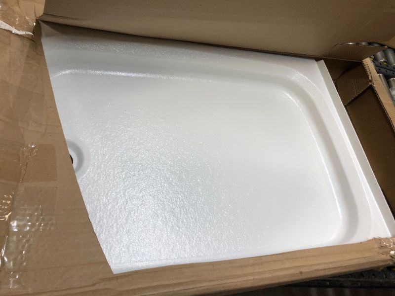 Photo 2 of Lippert Components 210371 White 24" x 32" Rectangular Right Handed Drain Shower Pan