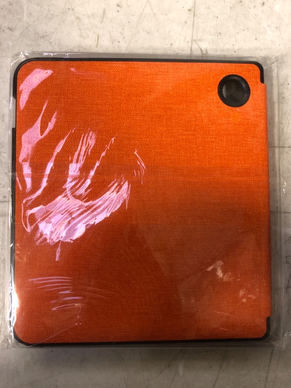 Photo 2 of Kobo Libra 2 - Book Style PU Leather e-Reader Cover Folio Case - Orange 
6.5x6.0x0.5 in
