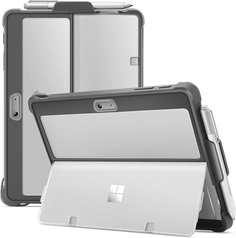 Photo 1 of Youtec for Microsoft Surface Pro 8 (2021) Case,Shockproof Rugged Surface Pro 8 Protective Case Cover Compatible with Microsoft Surface Pro 8 (Grey)
