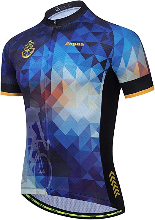 Photo 1 of Aogda Cycling Jersey for Men Bike Shirts Team Biking Top Bicycle Short Sleeves Clothing
SIZE XL