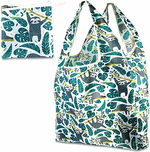 Photo 1 of DUDETOP Shopping Bags Reusable Grocery Bags Foldable Shopping Bags Large 50LBS Tote Bags