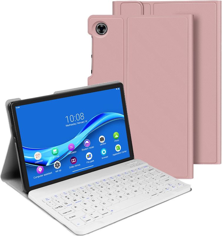 Photo 1 of XIWMIX Lenovo Tab M10 FHD Plus Keyboard Case 10.3 Inch (TB-X606F / TB-X606X), Slim Case Lightweight Smart Cover with Magnetically Detachable Wireless Bluetooth Keyboard for Lenovo Tab M10 Plus