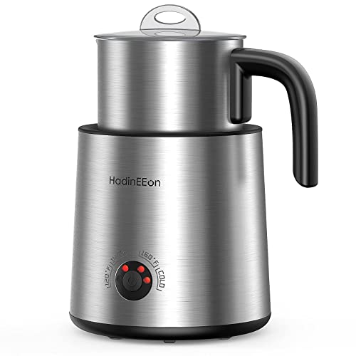 Photo 1 of  HadinEEon Variable Temperature Milk Frother, 13.5oz Electric Milk Frother, Dishwasher Safe Stainless Steel