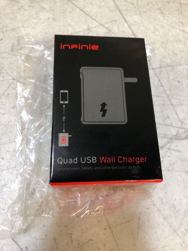 Photo 1 of Quad usb wall charger Infinie, For iPhone, Android