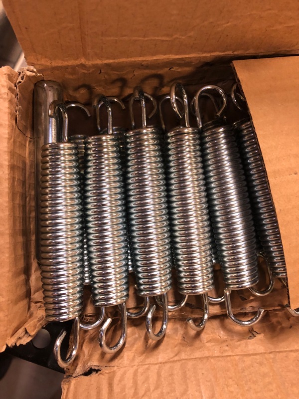 Photo 2 of  Trampoline Springs Heavy Duty Stainless Steel Replacement?Springs, Set of 16
