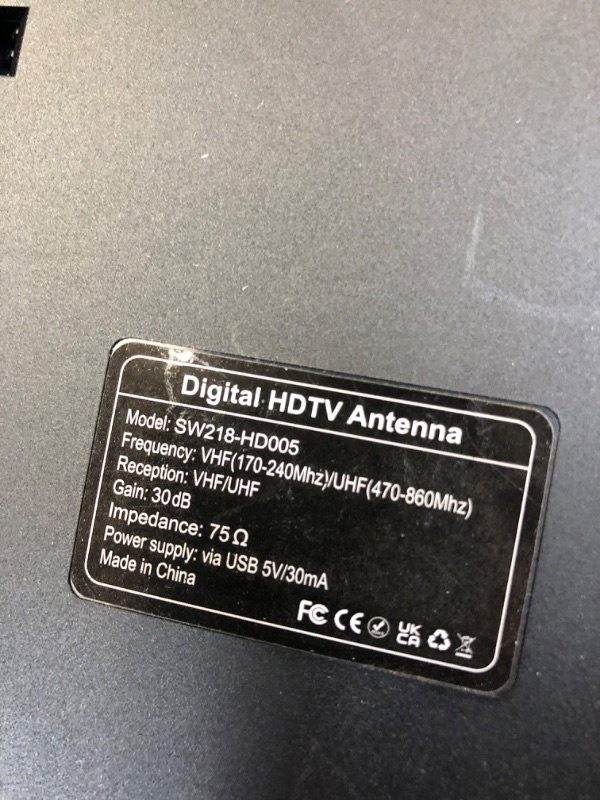 Photo 2 of Upgraded 850+ Miles Range TV Antenna-Digital TV Antenna for Smart TV and Old TVs- HD Antenna for TV Indoor Outdoor with Amplifier and Signal Booster-52ft Coax HDTV Cable/AC Adapter- Support 4K 1080p-------THERE IS A SCATCH VIEW PICTURES 