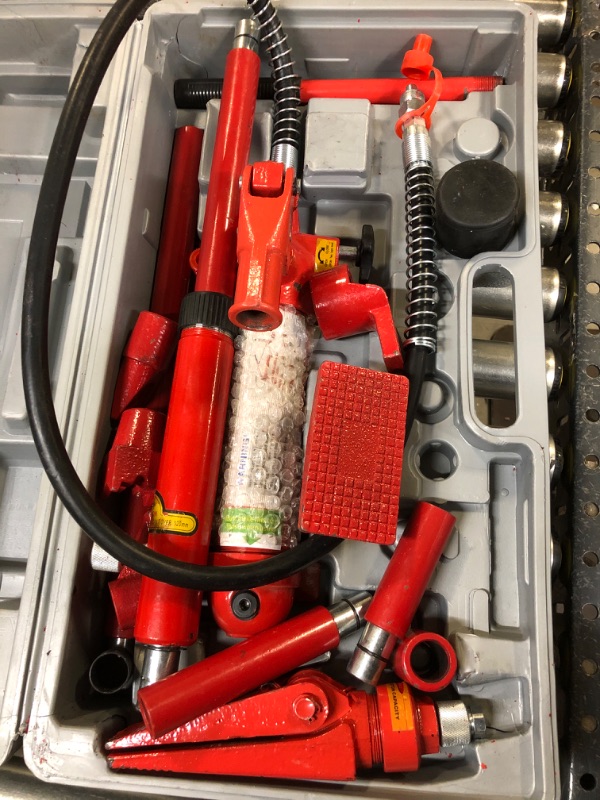 Photo 3 of 10T Porta Power Hydraulic Jack Body Frame Repair Kit Auto Shop Tool Lift Ram
