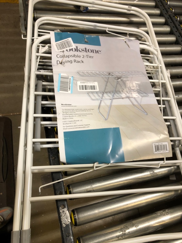 Photo 2 of BROOKSTONE [2 Tier] [Double Spaced] Foldable Clothes Drying Rack, Collapsible Laundry Hanger, NO Installation Required - Ready Out of The Box