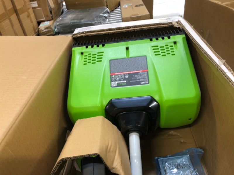 Photo 2 of Greenworks 40V 12-Inch Cordless Snow Shovel 4Ah Battery and Charger Included
