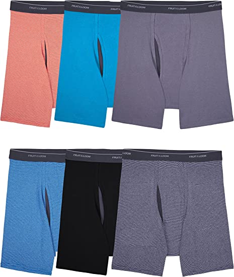 Photo 1 of Fruit of the Loom Men's Coolzone Boxer Briefs (Assorted Colors) small   was opened but not used 
