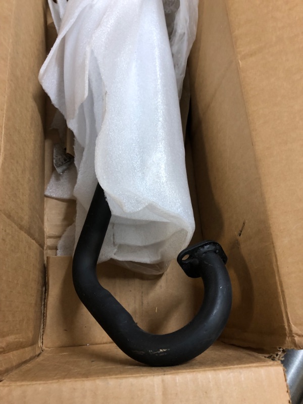 Photo 4 of 2-Stroke Exhaust Pipe Muffler with Expansion Chamber - Angled Design with Pipe Gasket - Compatible with 47/49cc CAG Daytona Pocket Bikes, Kids Mini Dirt Bike - Easy to Install