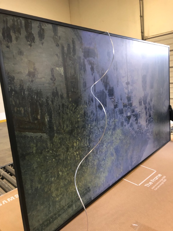 Photo 3 of SAMSUNG 65" ClassQLED 4K LS03B Series The Frame Quantum HDR,Art Mode,Anti-Reflection Matte Display Screen,Slim Fit Wall Mount Included,Smart TV,Bluetooth with Alexa Built-In(QN65LS03BAFXZA,2022 Model) 65-Inch TV Only-------mionor use if used at all 