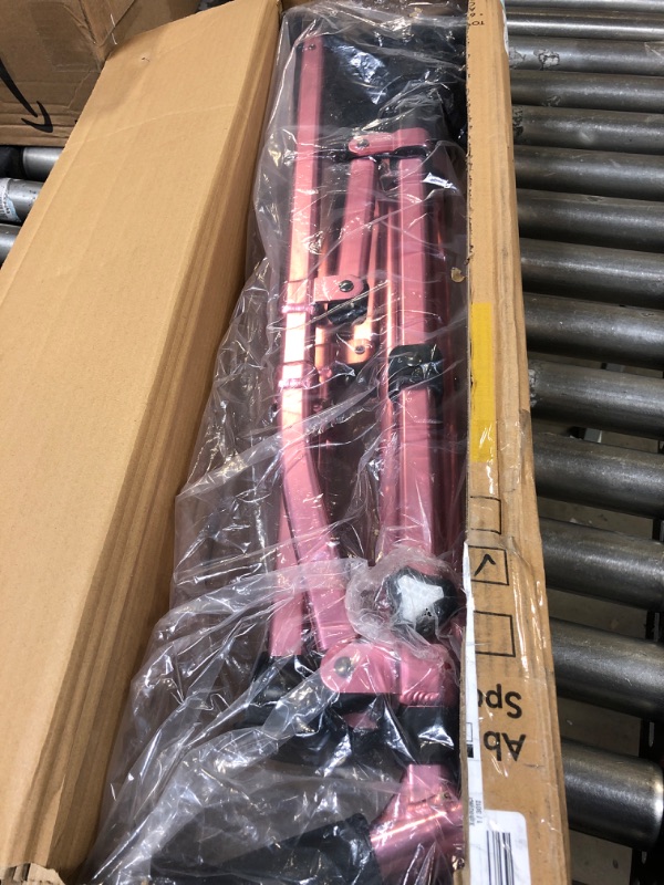 Photo 1 of Able Life Space Saver Walker Short, Lightweight Junior Folding Walker for Seniors and Adults, Petite Mobility Walker, Regal Rose Regal Rose Short