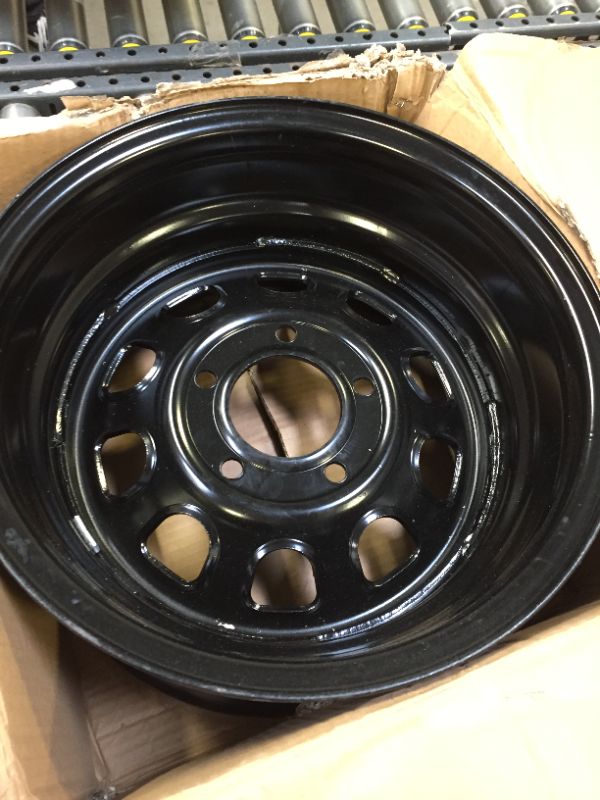 Photo 2 of 15x8 5-5 BLACK Wheel