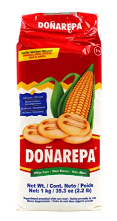 Photo 1 of 2 Packs --Donarepa Precooked White Corn Meal, 35.3 Ounce-- Exp Nov 13, 2022