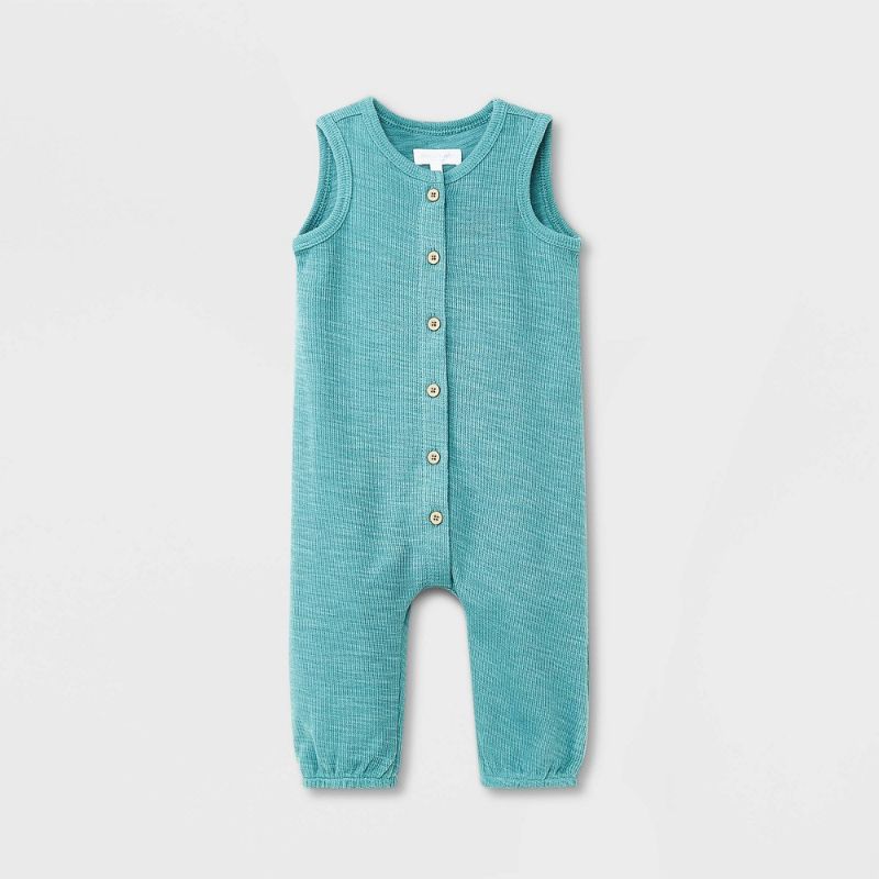 Photo 1 of Grayson Mini Baby Boys' Button-Front Jumpsuit -SIZE NB
