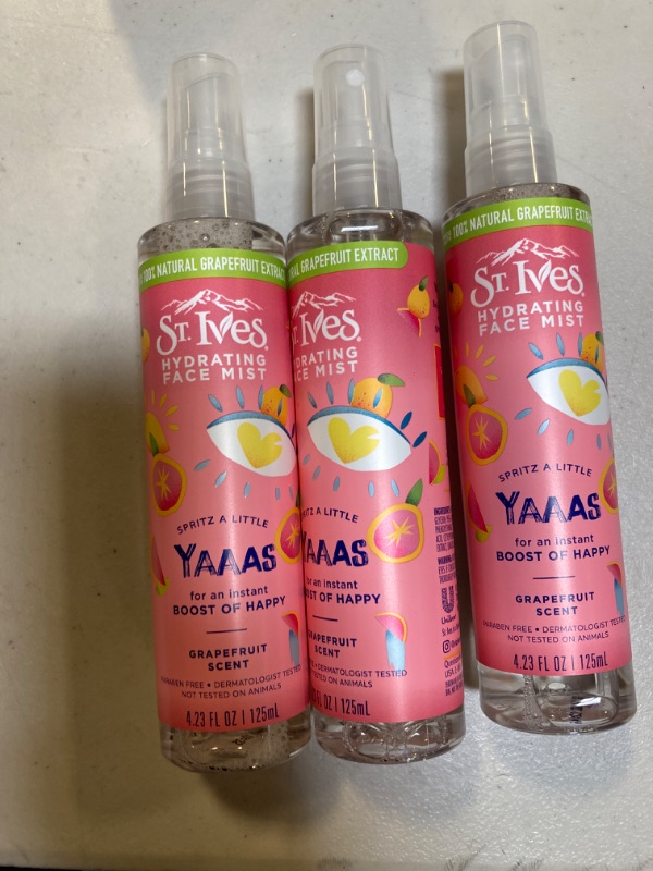 Photo 2 of  St. Ives Hydrating Face Mist - Grapefruit - 4.23 fl oz  , 3 COUNT --