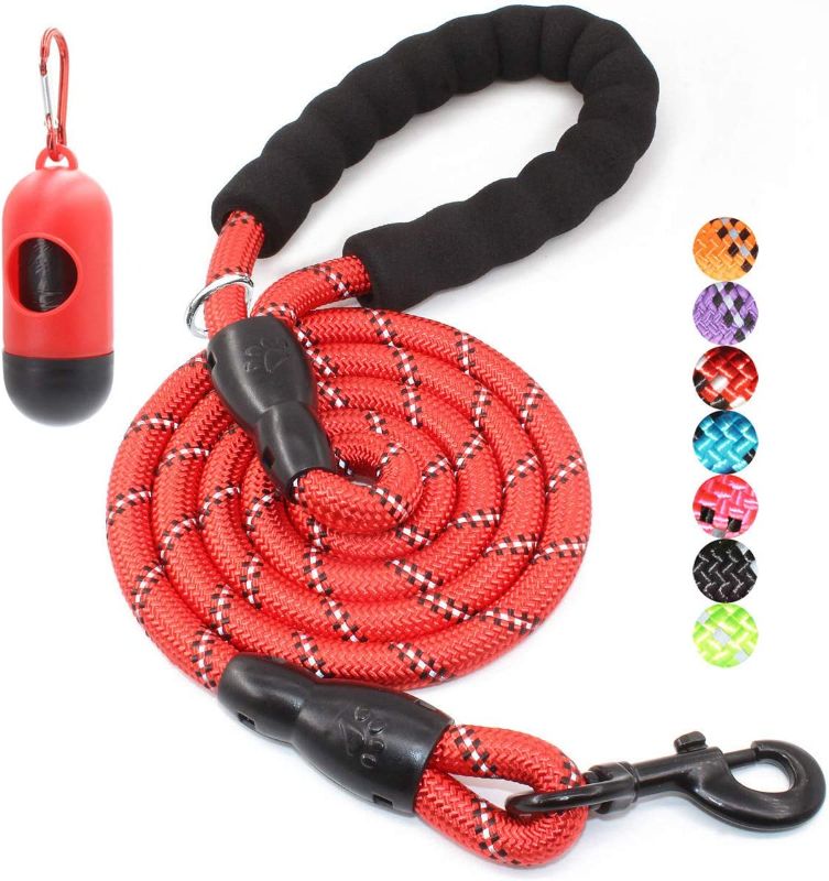 Photo 1 of BAAPET 2/4/5/6 FT Dog Leash with Comfortable Padded Handle and Highly Reflective Threads for Small Medium and Large Dogs
