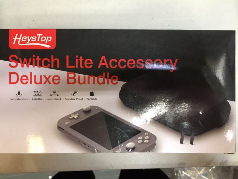 Photo 2 of HEYSTOP Switch Lite Case for Nintendo Switch Lite Carrying Case with Game Cards Storage, Switch Lite Protective Cover Case with Tempered Glass Screen Protector and Thumb Grip Caps Accessories
FACTORY SEALED