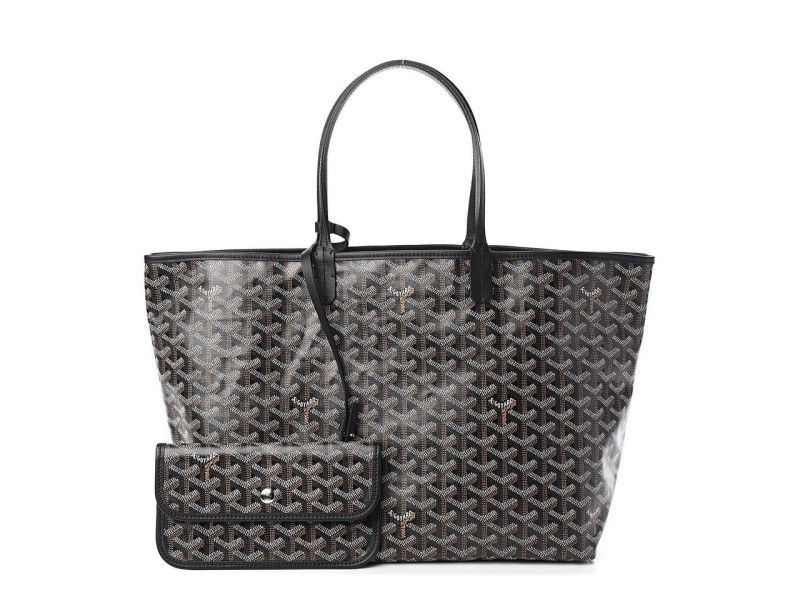Photo 1 of 
GOYARD
Goyard Black X Brown Chevron St Louis Tote With Pouch