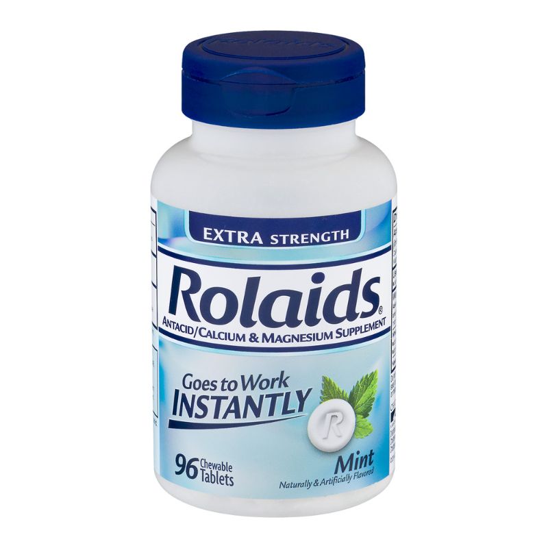 Photo 1 of 2 COUNT Rolaids Extra Strength Antacid Tablets, Mint Mint - 96.0 Ea
, EXP 12/23