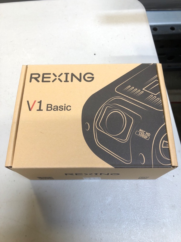 Photo 1 of Rexing V1 Basic 1080p Dashcam W/ Gsensor (FACTORY SEALED)
