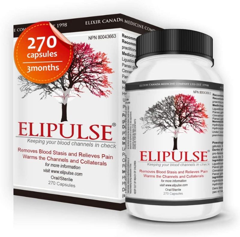 Photo 1 of Elipulse Capsules® - Natural Blood Pressure Support Supplement for Adults - High Potency Traditional Formula 3 Months Plant-Based Capsules - Cardiovascular & Heart Health Supplement CoQ10 Alternative
, EXP 01/2023