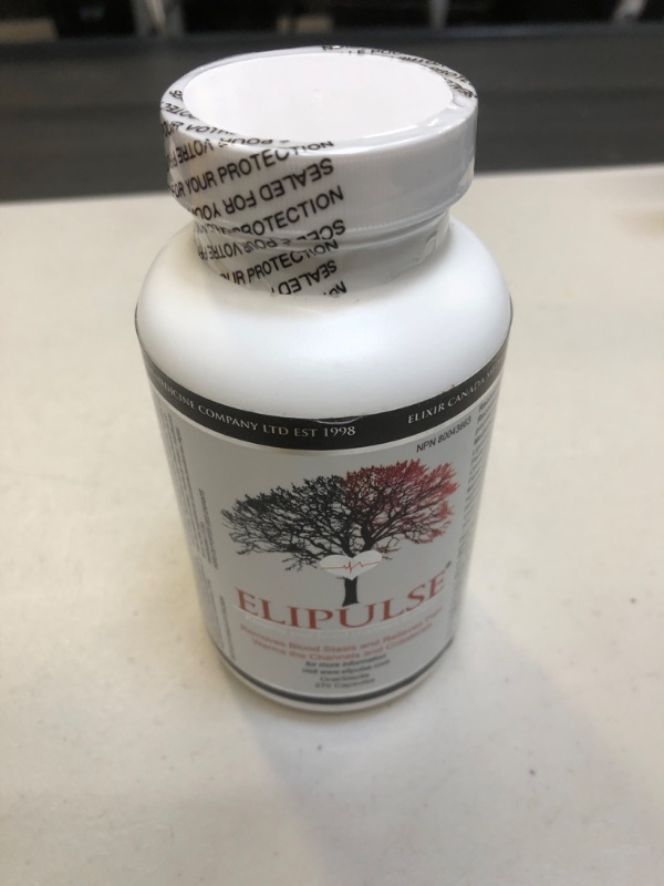 Photo 1 of Elipulse Capsules® - Natural Blood Pressure Support Supplement for Adults - High Potency Traditional Formula 3 Months Plant-Based Capsules - Cardiovascular & Heart Health Supplement CoQ10 Alternative
, EXP 01/2023