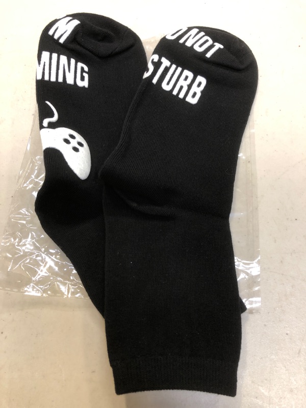 Photo 2 of Do Not Disturb I'M Gaming Socks, Teenage Gifts Idea Teens Stocking Stuffers Gamer Sock Gifts for Boys Mens Dad Father
, SIZE KNOWN