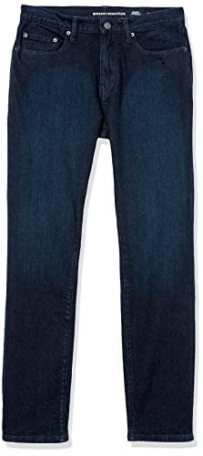 Photo 1 of Amazon Essentials Men's Athletic-Fit Stretch Jean, Blue, Over Dye, 35W X 34L
, FACTORY SEALED