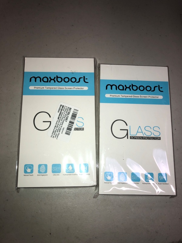 Photo 2 of  Glass Screen Protector for iPhone 11, iPhone XR (6.1") with Easy Installation Kit, 2 COUNT 