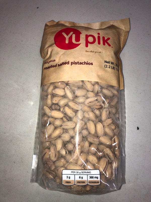 Photo 2 of Yupik Nuts California Roasted & Salted Pistachios, 2.2 lb, EXP 11/17/2022