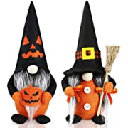 Photo 1 of 2Pcs Halloween Gnomes Plush Decorations - Halloween Mr & Mrs Handmade Swedish Tomte Decor - Halloween Home Table Elf Gnomes Decor Ornaments - Halloween Party Home Mantle Fireplace Decor - 11inch
