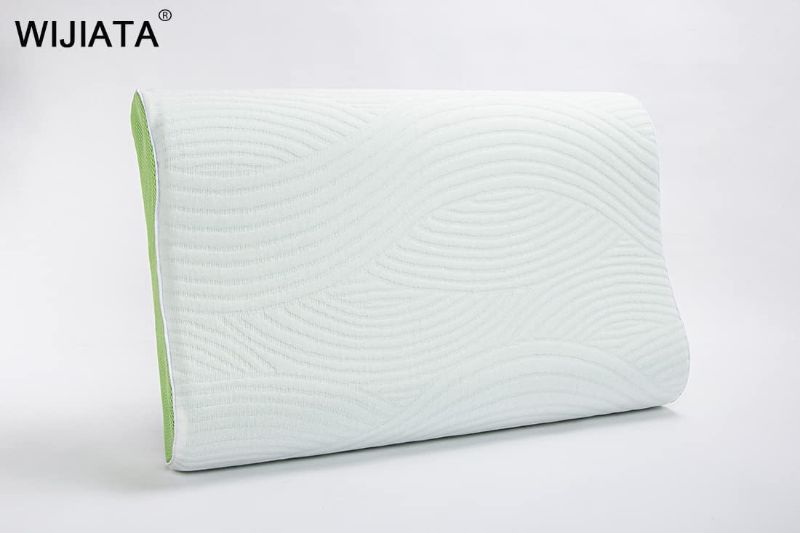 Photo 1 of Aloe Vera Memory Foam Pillow for Sleeping, Essential Aloe Vera Oil Infused, Orthopedic Bed Pillows for Neck Pain Relief, Cooling Pillow for Stomach Back...
--FACTORY SEALED BOX--