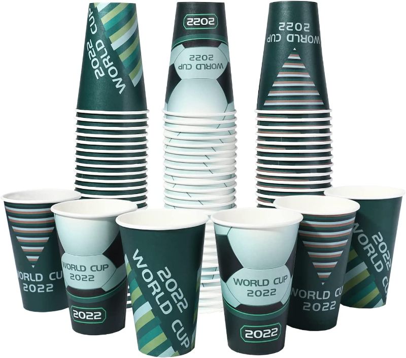 Photo 1 of 120PACK 16 oz Coffee Cups,Multiple Color Disposable Paper Cup,Hot/Cold Beverage Drinking Cup for Water, Juice, Beer or Hot Chocolate
-FACTORY SEALED BOX-