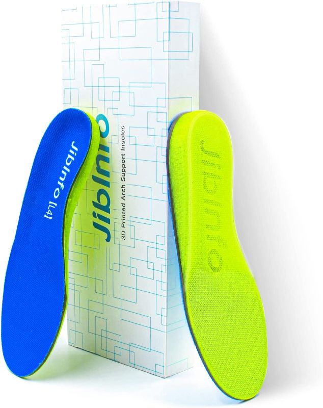 Photo 1 of 3D Printed Arch Support Insoles 3D Printed Insoles Support Pain Relief Orthotics, Designed for Men and Women with Technology to Distribute Weight and Absorb Shock with Every Step 11.62in

--FACTORY SEALED--
