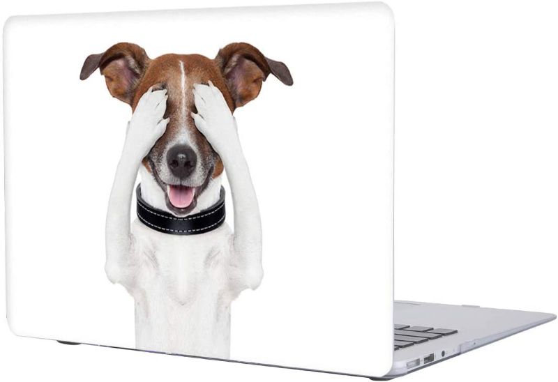 Photo 1 of MacBook Air 13 inch Case 2018 Version A1932 PapyHall Loves Dogs Plastic Hard Shell Cover for Newest MacBook Air 13 inch Retina Display Touch ID Model: A1932 Facepalm Dog
