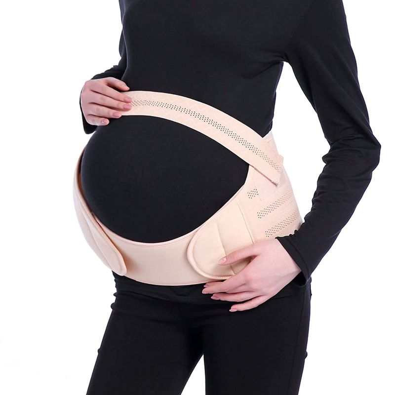 Photo 1 of GUUFJAHAOE Pregnancy Support Maternity Belt, Waist/Back/Abdomen Band, Belly Brace (carneose)
