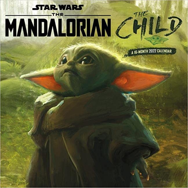 Photo 1 of 2022 Star Wars: The Mandalorian - The Child Wall Calendar Calendar – Oct. 21 2021
