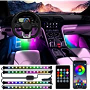 Photo 1 of WTTG Interior LED Lights for Car. App Control & Wireless Connection. Bluetooth & Music Sync. Support DIY. Waterproof & 2 line Design. iPhone &Android for All.
