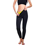 Photo 1 of Ausom Womens Slimming Neoprene Hot Thermo Long Pants Leggings Waist Sweat Body Shapers Sauna Suit for Weight Loss (XL)
