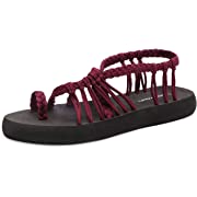 Photo 1 of DREAM PAIRS Women's Flat Sandals Summer Braided Strap Yoga Comfortable Beach Sandals
SIZE 5